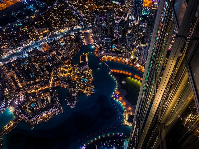 Burj Khalifa top view